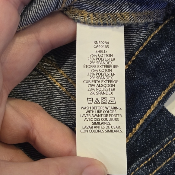 The Children's Place Blue Denim Jacket 6-9M - Picture 6 of 6